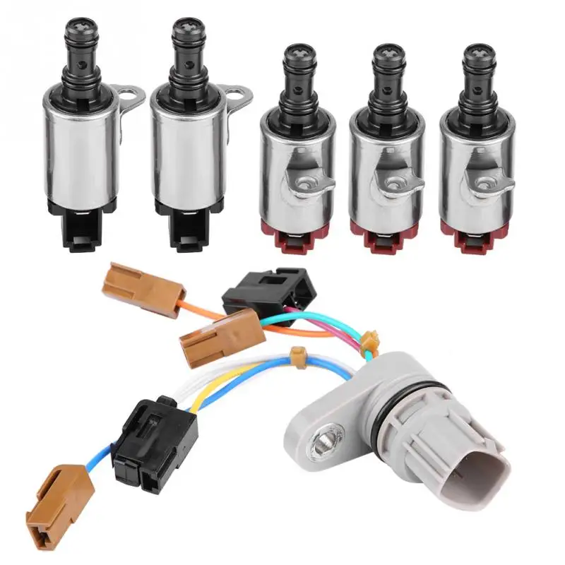 

5 Pcs/set Transmission Shift Solenoid Valve & Harness 28400-PRP-004 28500-PRP-004 for Honda Accord Crosstour Element CR-V RSX