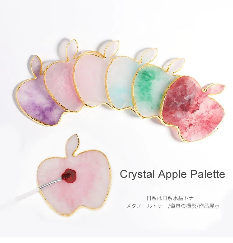 1 шт. Креативный дизайн в форме яблока Палитра для дизайна ногтей инструменты