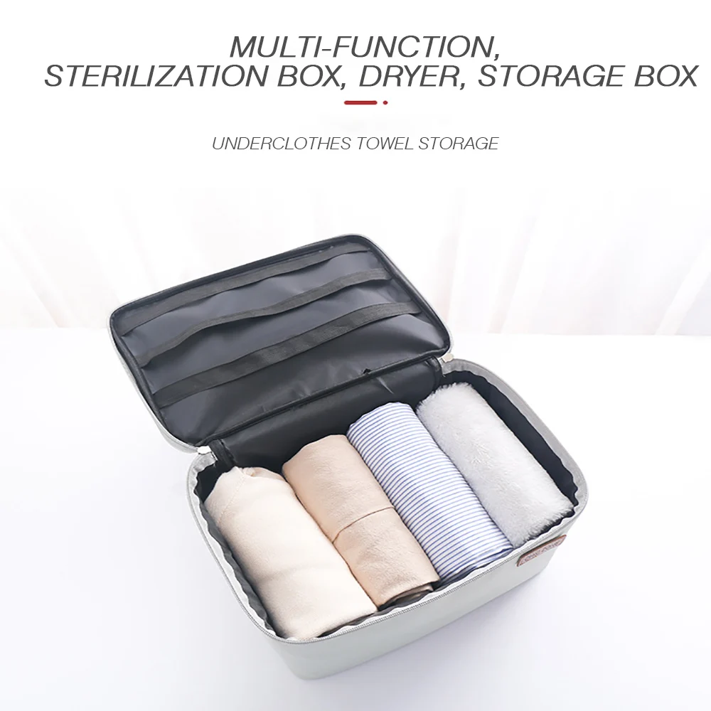 

Dry Heat Underwear Disinfection Machine Nail UV Light Phone Sterlizer Box Portable Multifunction Makeup Jewelry Uvc Clean Tool