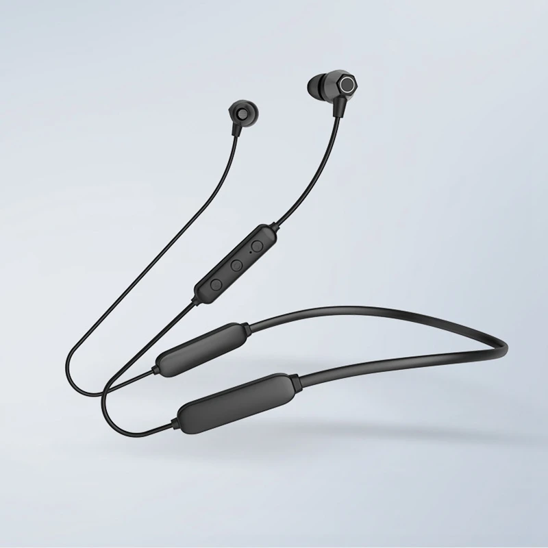 

Sports Bluetooth 5.0 Earphone Neck-Mounted Wireless Magnetic In-Ear Headset Long Standby