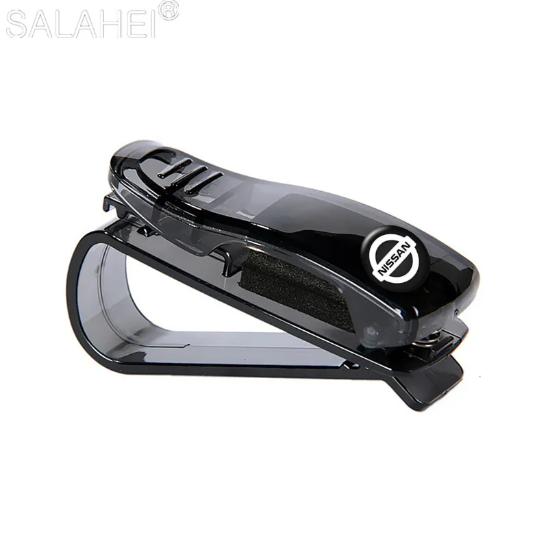 

Car Glasses Card Clip Holder For Nissan Nismo Serena Leaf GTR Note Qashqai J11 J10 Juke Terrano Skyline Almera N61 Teana J32 J31