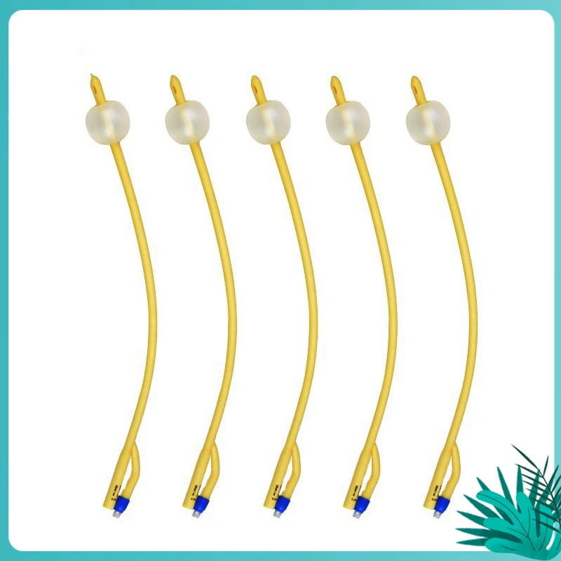 

10pcs/lot 2 way Latex foley catheter silicone coated with Plastic ValveÂ FemaleÂ urethral catheter For disabled incontinence