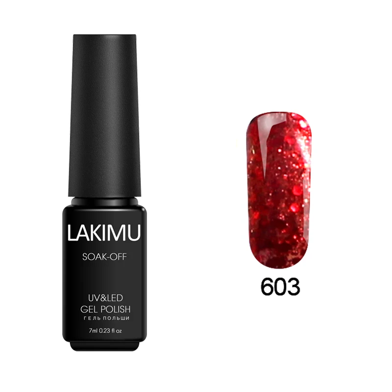 603 Lakimu 3D Алмазный Блеск Bluesky Гель-лак для ногтей долговечный супер звезда замочить от УФ светодиодный Гель-лак для ногтей Перманентный акриловый набор для ногтей - Цвет: 603