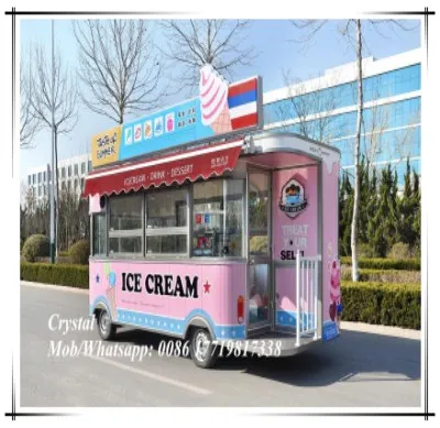 Утвержденный 5m для жареной курицы пива уличный электрический грузовик пищевых