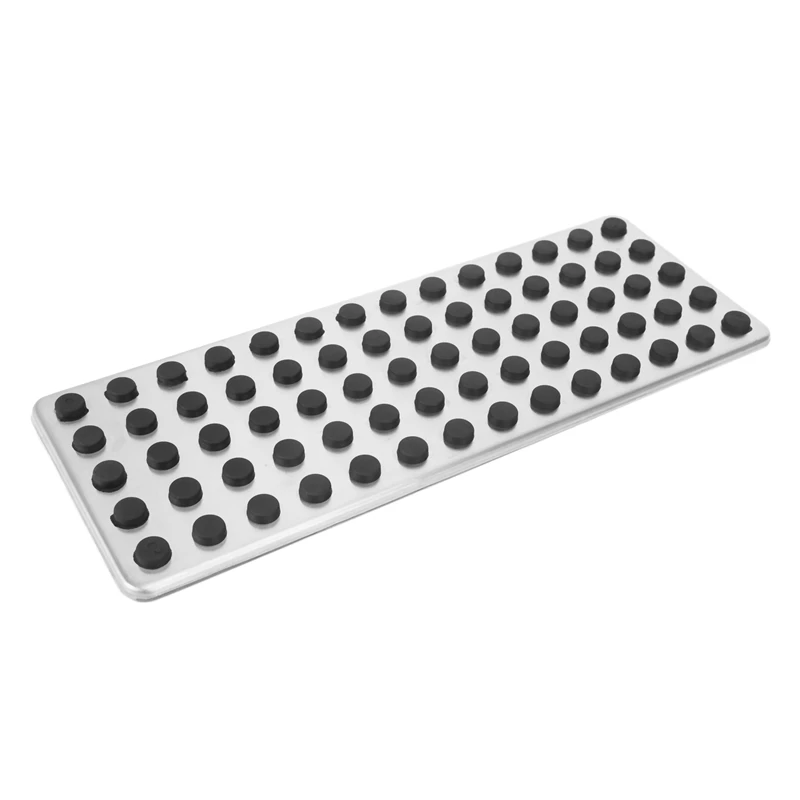 Серебряная Автомобильная колодка для педали тормоза из нержавеющей стали 1