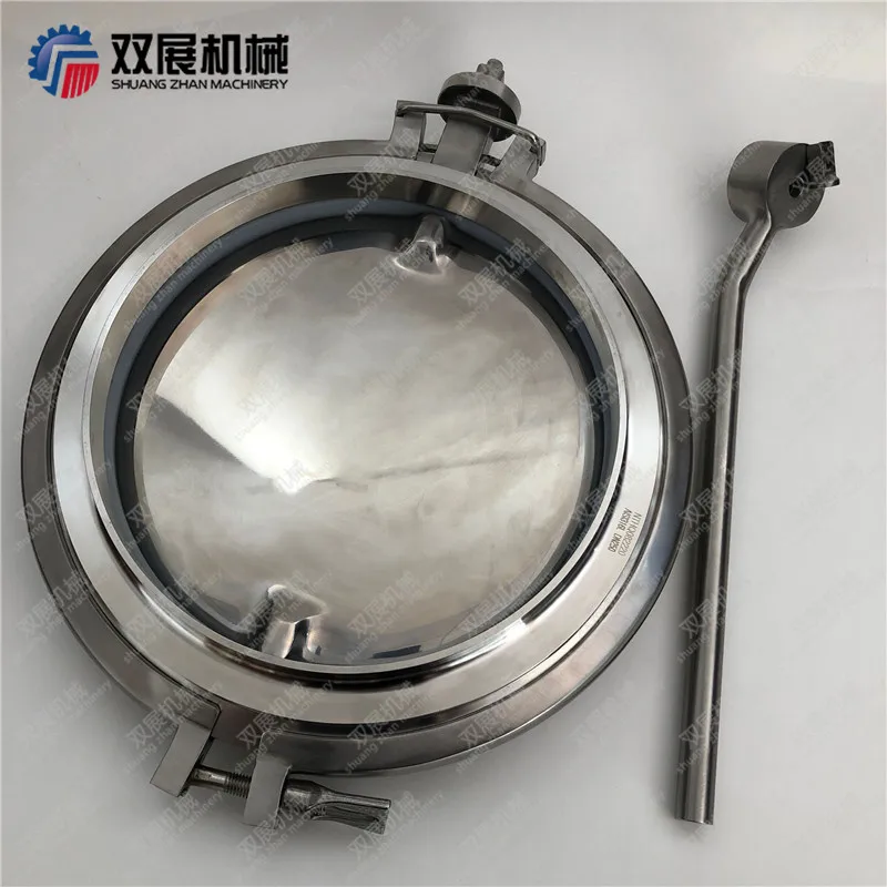 Manually Hygienic Powder Butterfly Valve Welding or Clamp Stainless Steel 304 316L IBC Tank Bottom DN150 DN200 DN250 DN300 | Обустройство