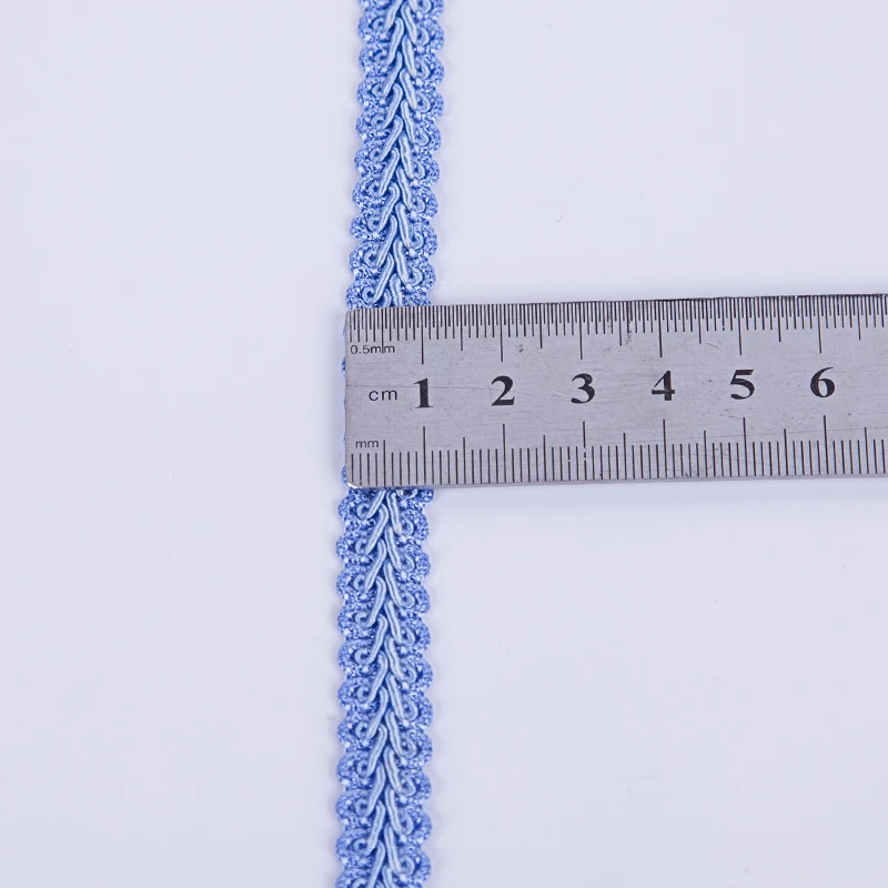 Лента кружевная белая серебристая 10 лет 12 мм | Дом и сад