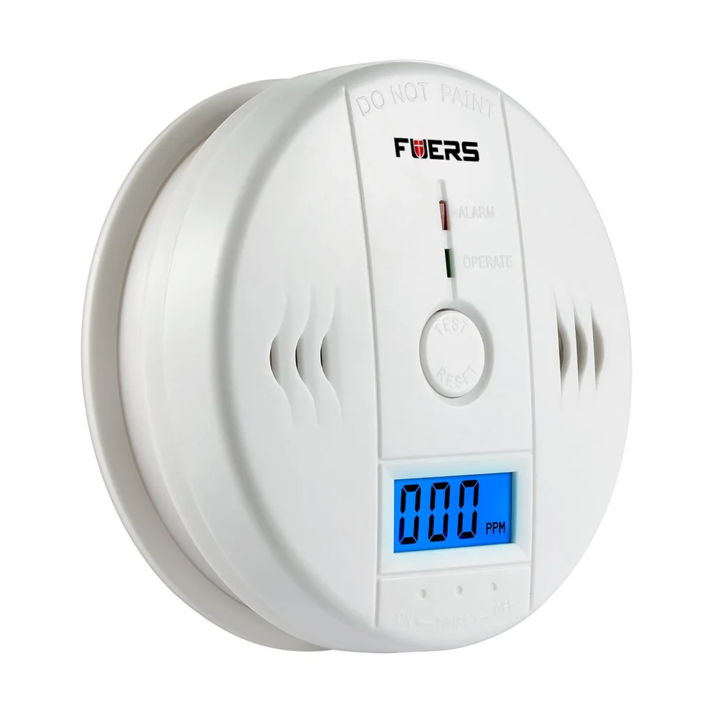 Fuers CO Сенсор 85dB окиси углерода ЖК дисплей Photoelectric независимых отравления угарным