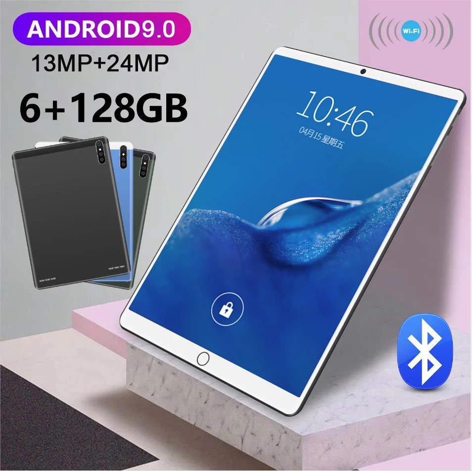 

Планшет Android 9, 10 дюймов, 6 + 128 ГБ, Android 5G