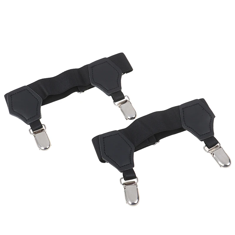 

1 Pair Sock Suspenders Garter Belt Adjustable Elastic Garter Leg Braces Clip
