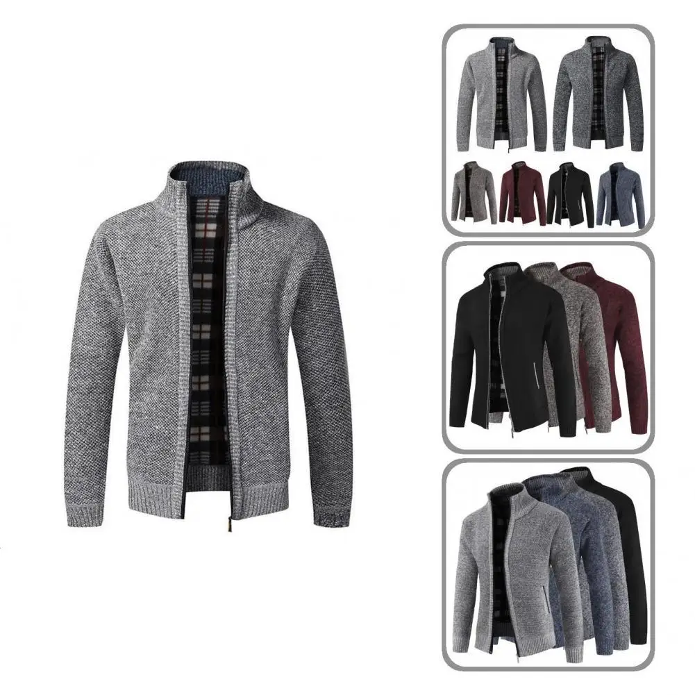 

Men Cardigan Wonderful Cotton Blend Slim Zipper Closure Men Cardigan for Outdoor Wear Men Trui Men Pullover