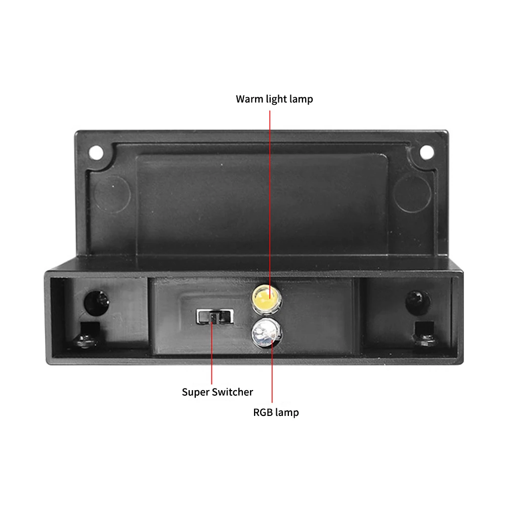 

LED Solar Lamp Outdoor Waterproof RGB Color Change Multicolor Lamps Decoration For Stairs Paths Gardens Outdoor Walls Step Light