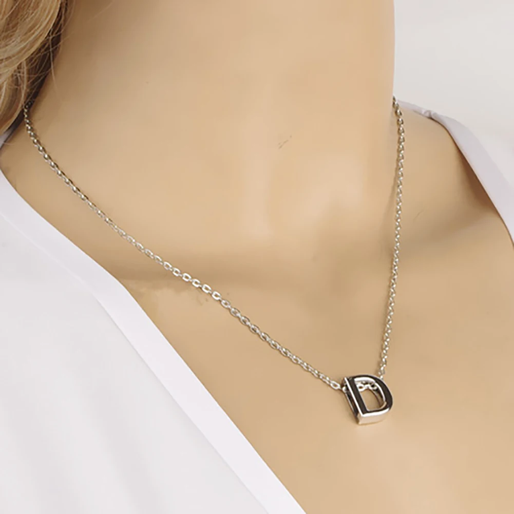 Модное женское ювелирное изделие DIY цепочка с буквенным принтом Очаровательное