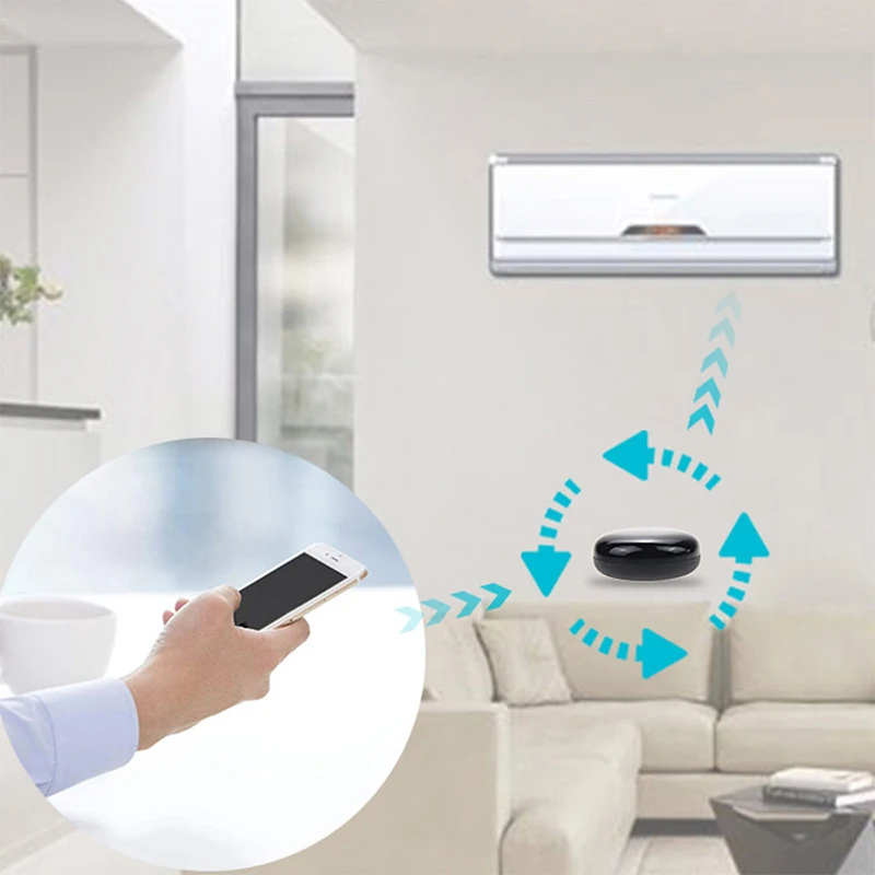 

ИК Пульт ДУ Tuya с Wi-Fi, универсальный инфракрасный пульт дистанционного управления для ТВ, кондиционеров, для умного дома, Alexa и Google Home
