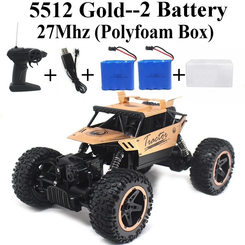 5512-Gold-Set-2 1:16 машинка на радиоуправлении 4WD 2,4 Ghz Рок Гусеничный пульт дистанционного управления игрушки машины на радиоуправлении игрушки для детей 8888 - Цвет: 5512-Gold-Set-2