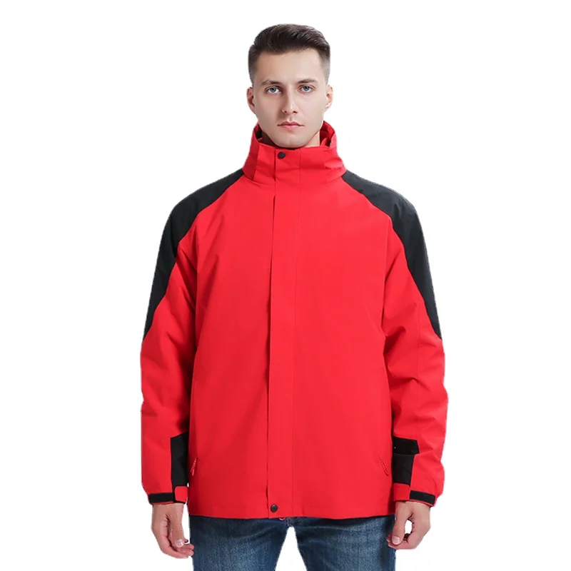 

2021 Autumn and Winter New Men's Jacket with Hooded Inner Liner and Removable Casual Fashion Men's Clothing Men Coat Jackets