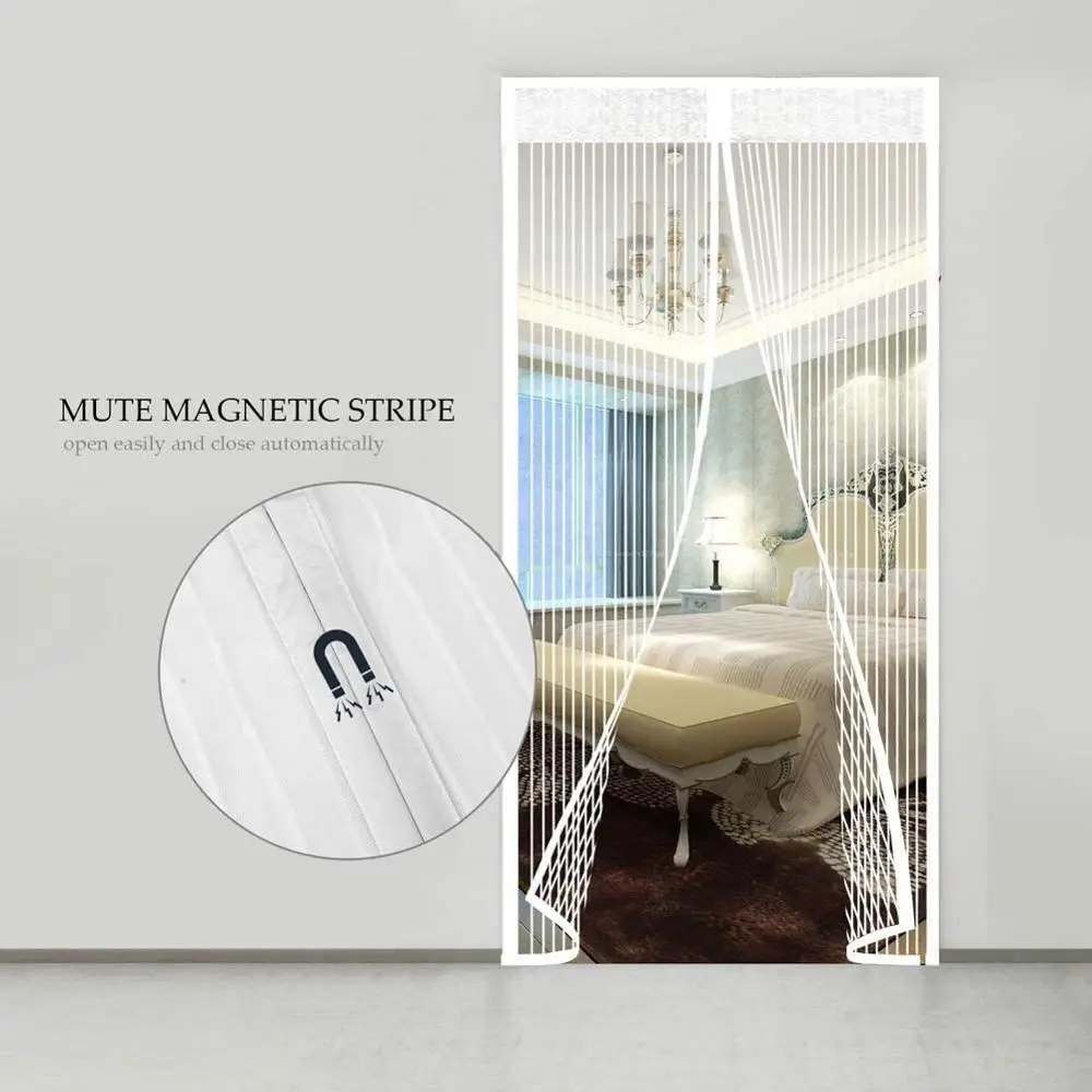 

Magnetic Mosquito Net Door Anti Mosquito Insect Fly Bug Curtains Automatic Closing Door for Kitchen Magnetic Door Mosquito Net