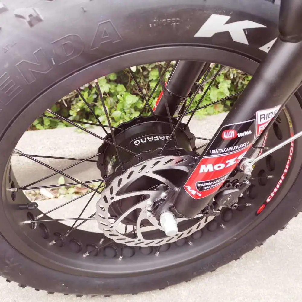 20 дюймов fat ebike Электрический Снежный велосипед 48V BAFANG 1500w мотор двойной