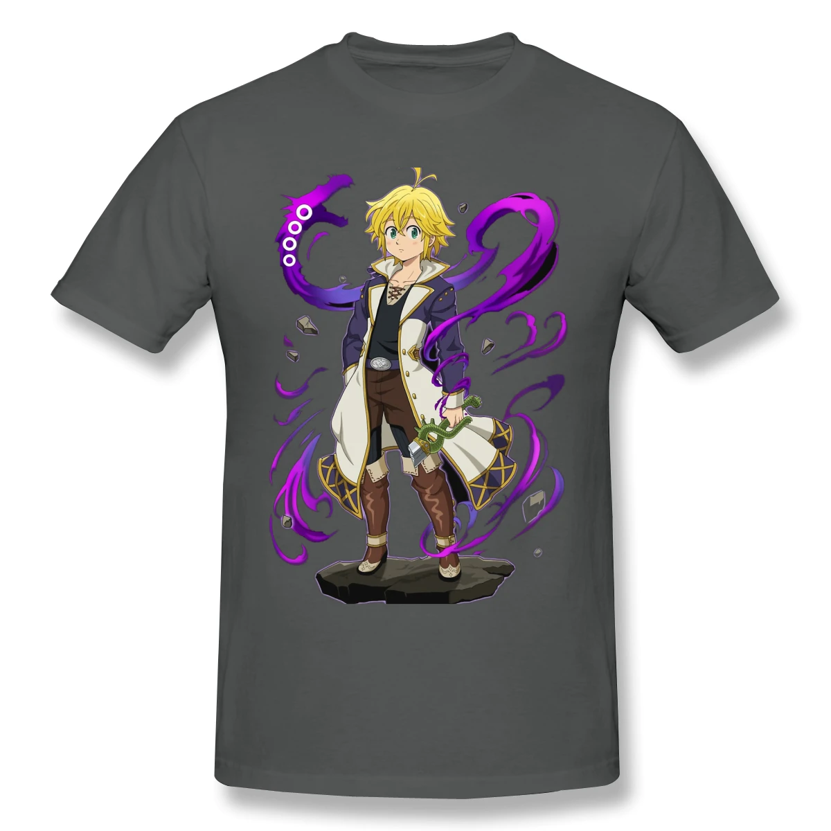 Новая летняя футболка Meliodas с принтом &quotгрех дракона греха&quot|Мужские футболки| |