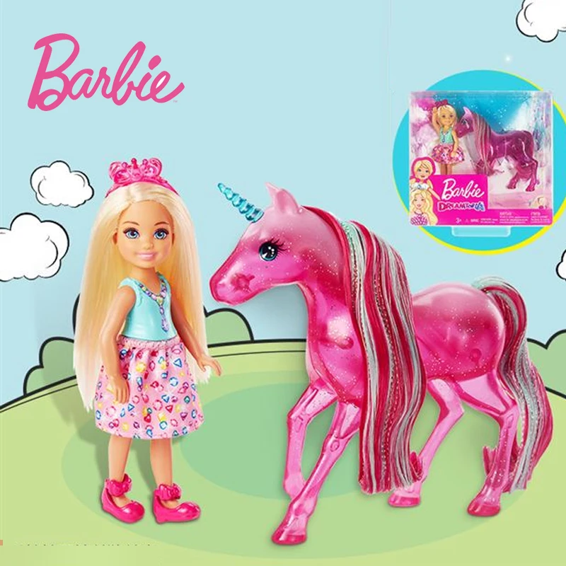 

Barbie Dreamtopia Chelsea Doll Playset With Two Baby Unicorns Play House Dolls Scene Set Toy for Girl Gift GJK17 FPL82