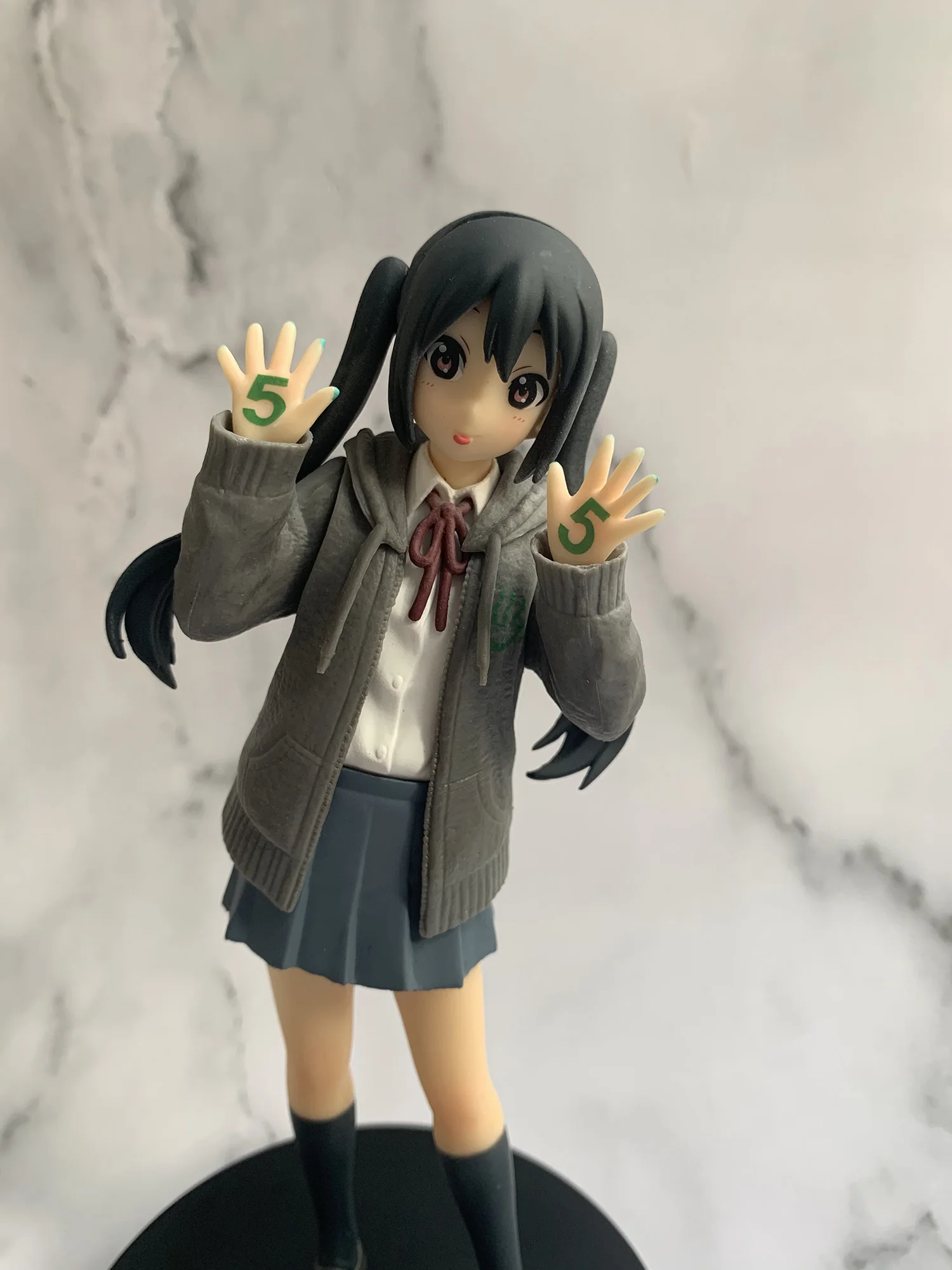 К-он! Hirasawa Yui Akiyama Mio Tainaka ритсу Kotobuki Tsumugi Адзуса Накано 5th юбилей ПВХ фигурка модель игрушки