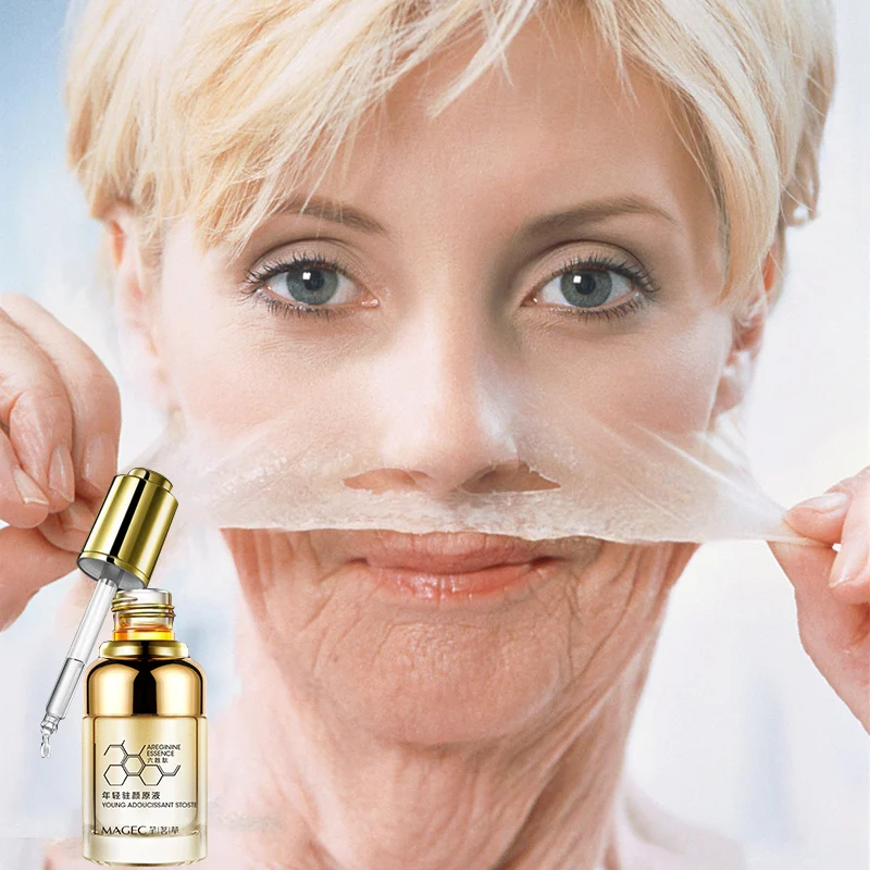 WXE Argireline коллагеновый для лица Сыворотка анти старения морщин эссенция крем Лифт