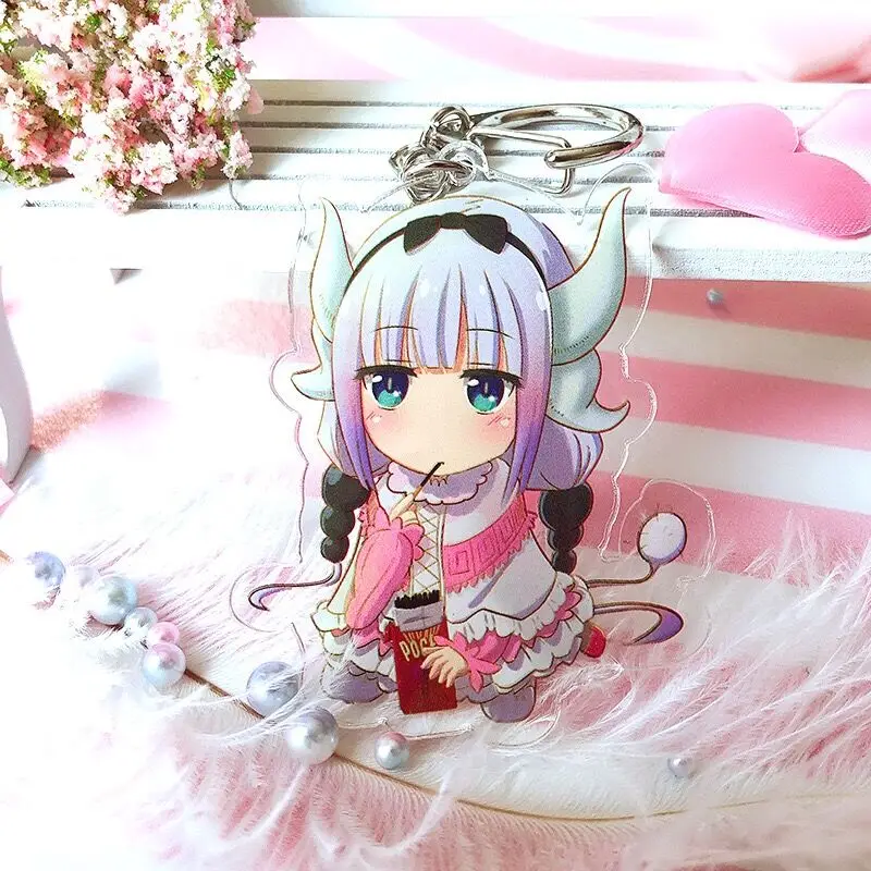 1 шт. аниме Kobayashi San Chi No Maid брелок в виде дракона Miss Kobayashi's Dragon Kanna Kamui фигурки
