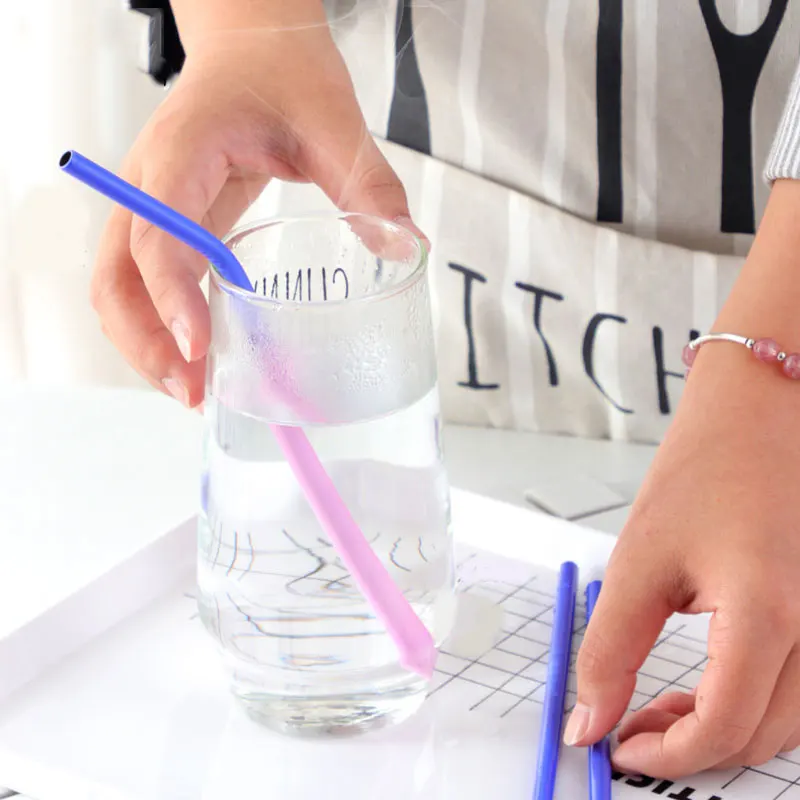 1 шт. соломинка из нержавеющей стали с изменением цвета|Соломинки для питья| |