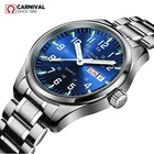 Швейцарские карнавальные светящиеся часы с календарем, военные кварцевые часы для мужчин, роскошные брендовые часы, водонепроницаемые часы, relogio erkek saati