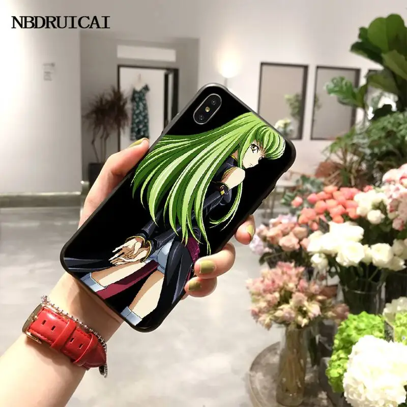 NBDRUICAI аниме Julius Kingsley код Geass DIY окрашенный блестящий чехол для телефона iPhone 11 pro XS MAX