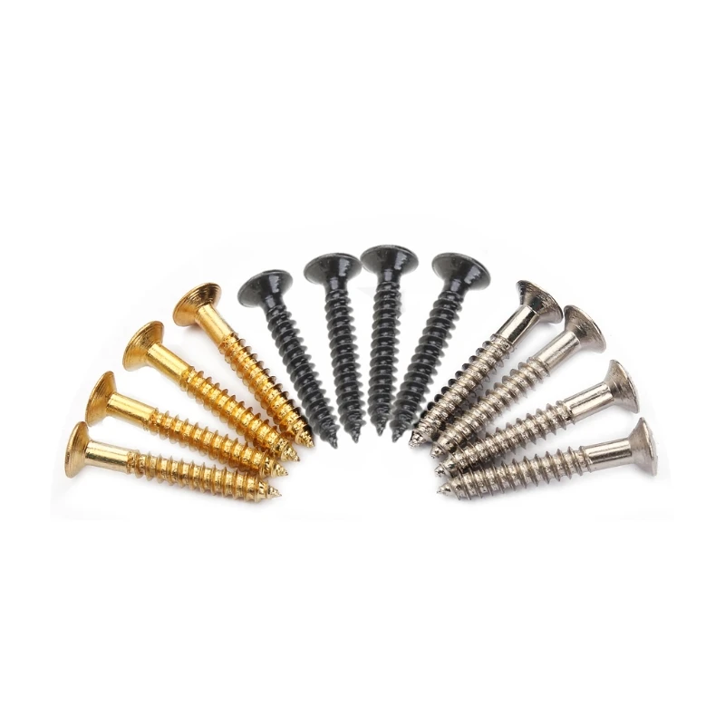 4x LP Guitar Pickup Surround Screw Humbucker Ring Mounting Screws | Спорт и развлечения