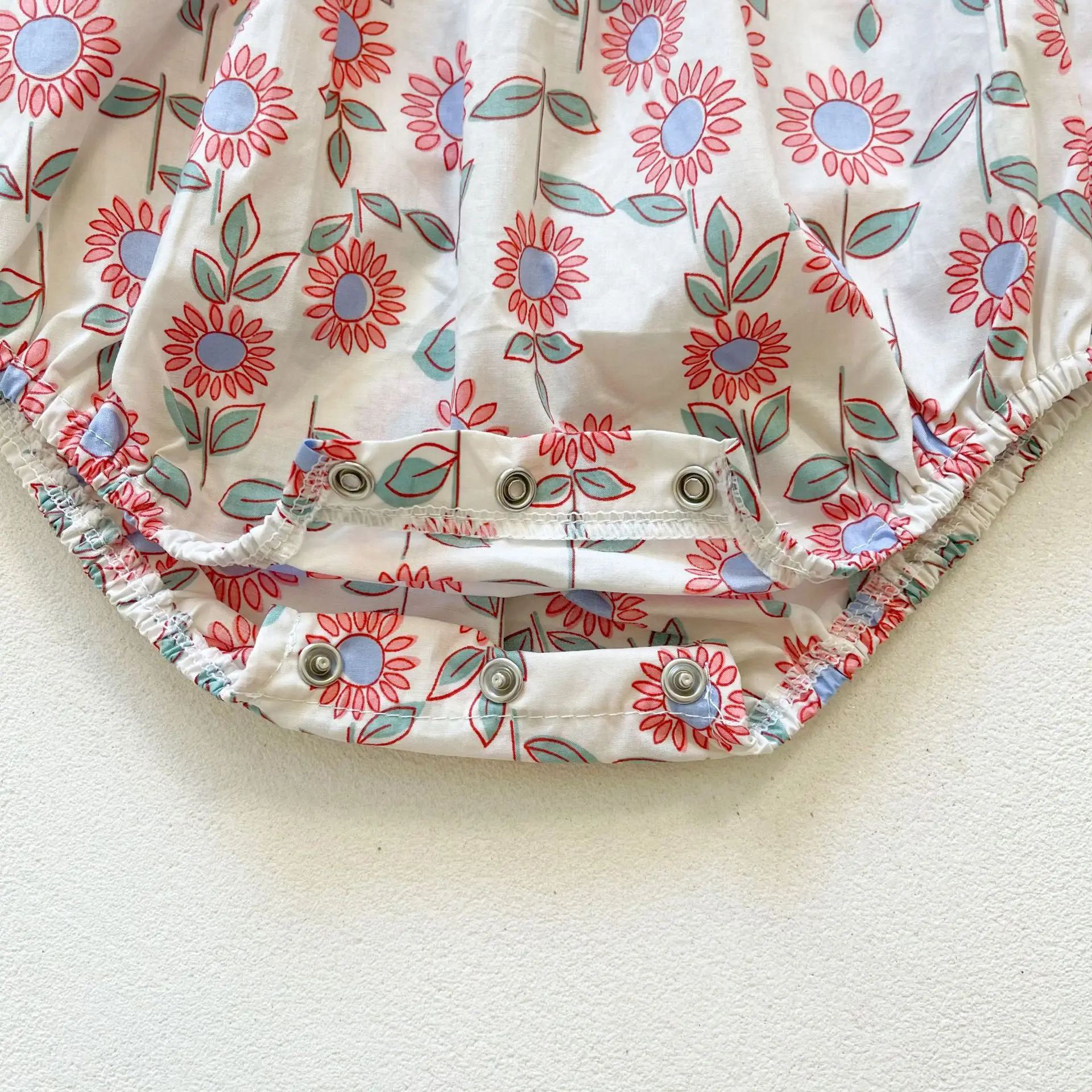 

2021 baby summer print baby jumpsuit girl baby flying sleeve Bodysuit baby girl clothes