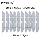 IVYUEEN 10 комплектов белого и черного цвета кнопки LB и RB Бампер Кнопка для XBox серии S X контроллер триггера объемный руководство вклвыкл ремонта кнопок часть