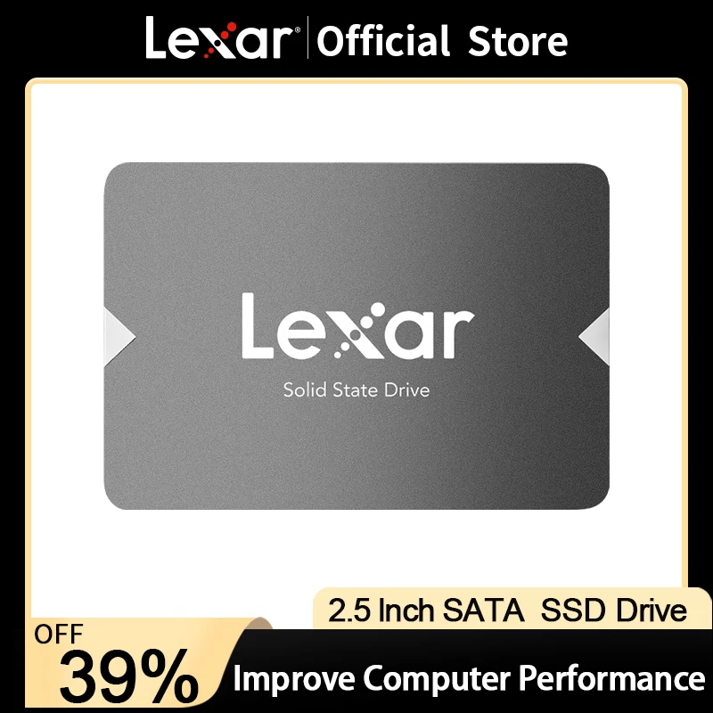 Внутренний твердотельный накопитель Lexar SSD 1 ТБ 128 ГБ SATA 256 512 2 5 дюйма | Компьютеры и