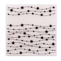 stars plastic embossing folder for scrapbook stencils diy photo paper album cards making decoration scrapbooking toolsferram