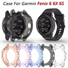Защитный чехол для Garmin Fenix 6 6S 6X высокое качество TPU чехол тонкий смарт-часы бампер оболочка для Garmin Fenix 6  6S  6X Pro