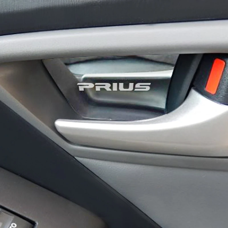 Украшение ручки двери салона автомобиля для Toyota Prius 30 аксессуары из нержавеющей
