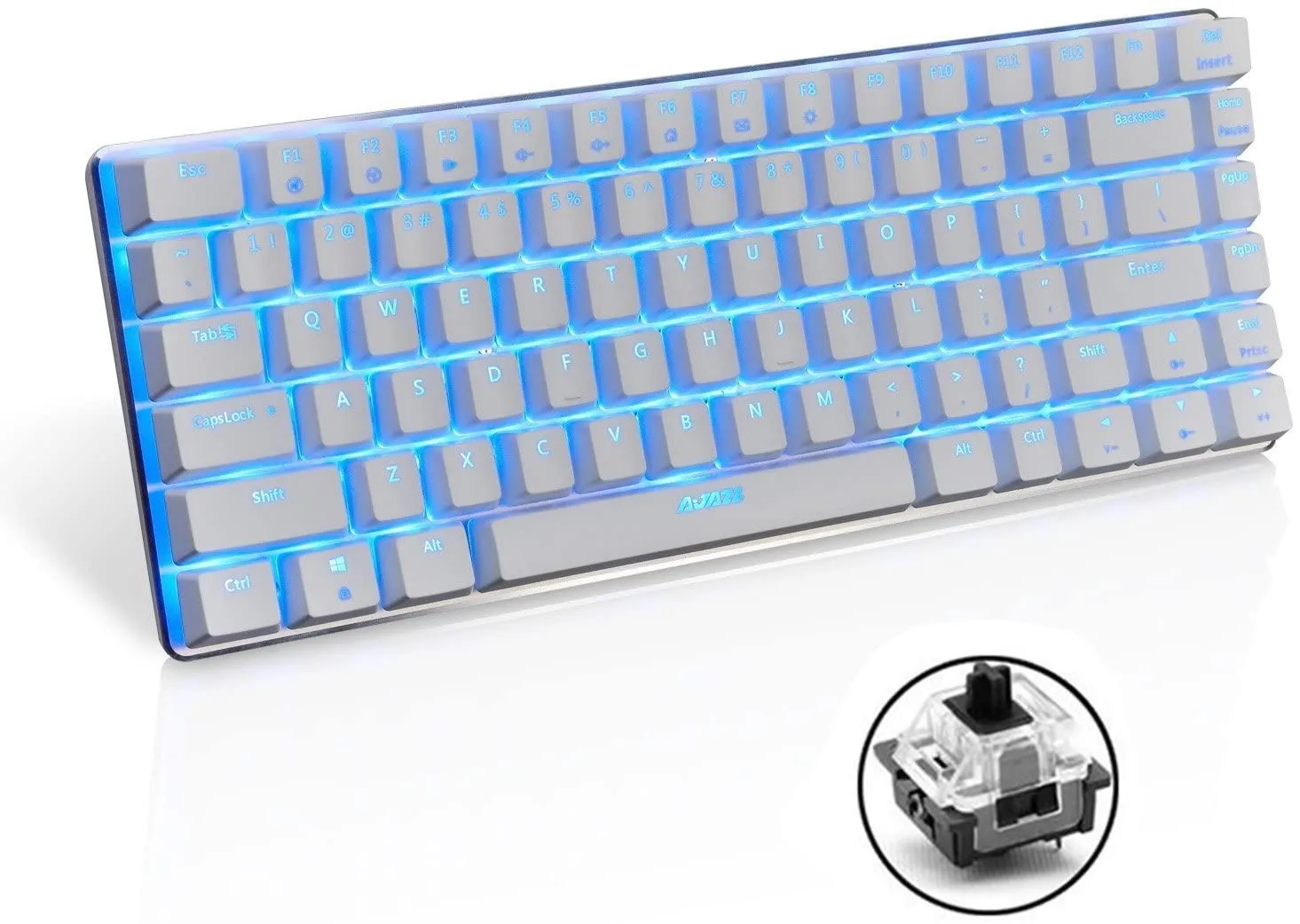 

Carprie Ak33 Mechanical Keyboard Blue Black Switch 82-keys Backlit Gaming Keyboard Teclado Mecnico Para Juegos