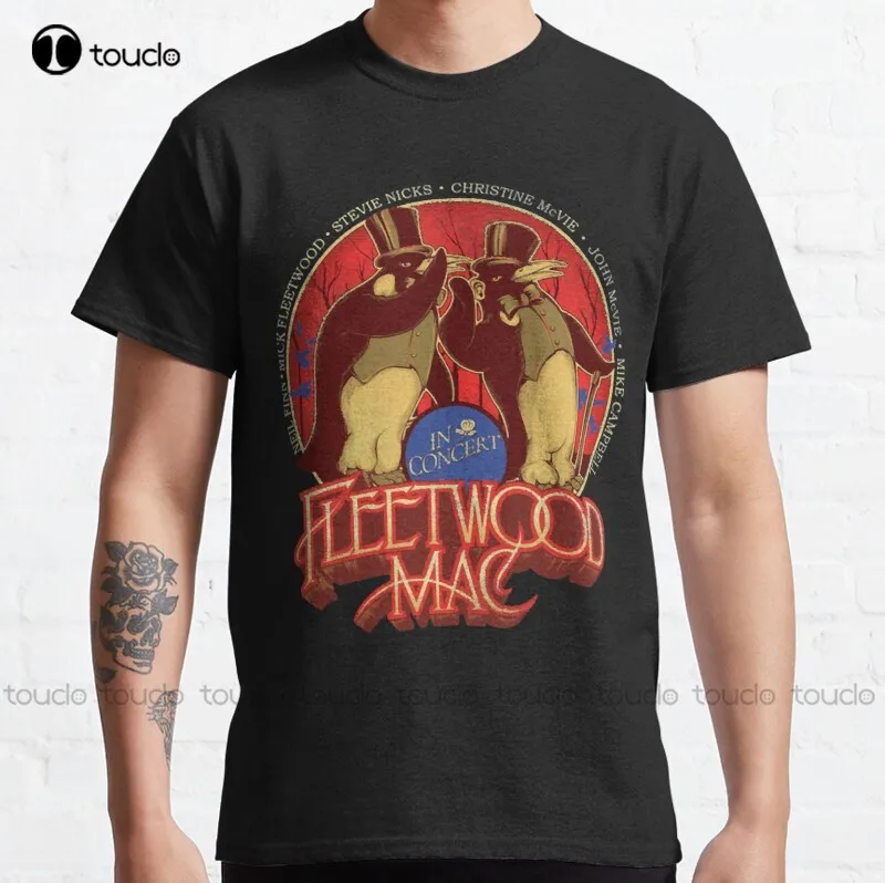 New Fleetwood Mac Stevie Nicks Fleetwood Mac Tour Classic T-Shirt Cotton Tee Shirt