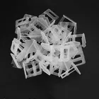 Система выравнивания плитки 100 шт., регулируемые разделители, выравнивающее основание для пола и кирпича для укладки плитки 11, 522, 53 мм, вспомогательные строительные инструменты