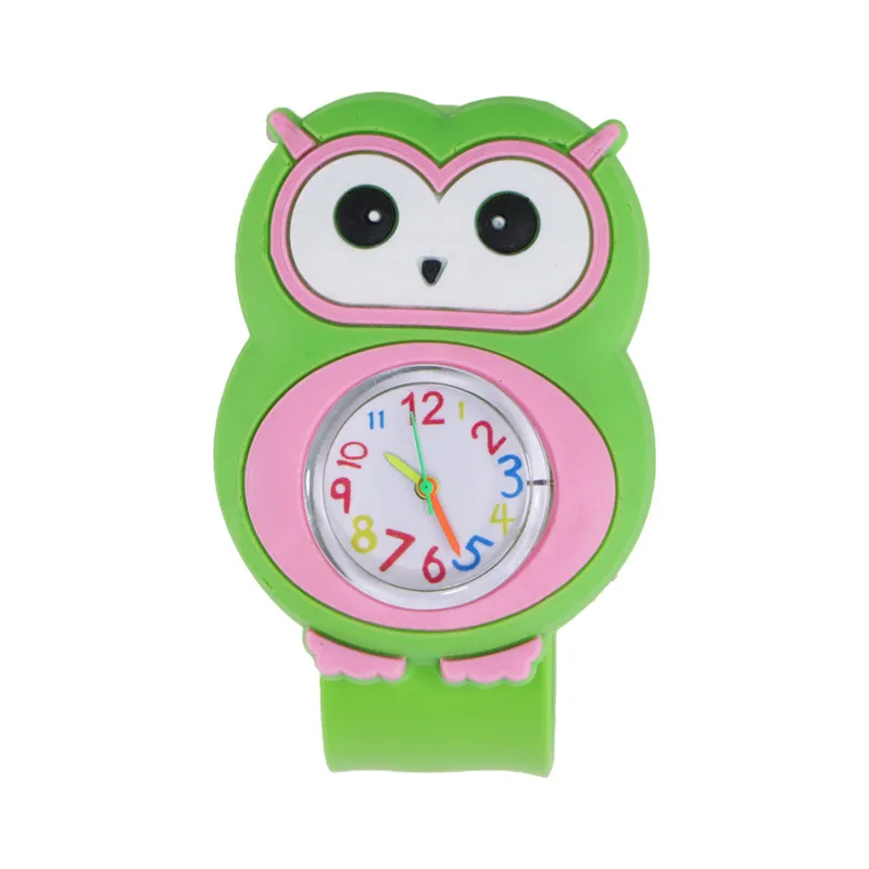 

Wholesale 10pcs Children Watch Cartoon Animal Shape Owl Crocodile Dog Cat Quartz Kids Watch for Boy Girl Baby Bracelet Toy Clock