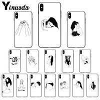 yinuoda minimalist style series lines art tpu soft phone case for iphone 13 8 7 6 6s plus x xs max 5 5s se xr 11 11pro max cover