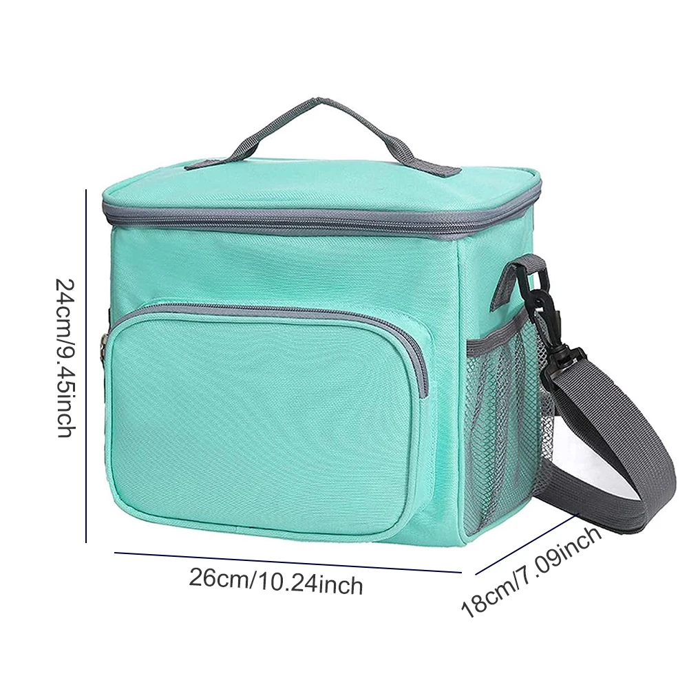 

Insulated Cooler Bag Thermal Picnic Lunch Basket Outdoor Food Transport Container Portable Lunch Thermal Insulated Cooler Bag