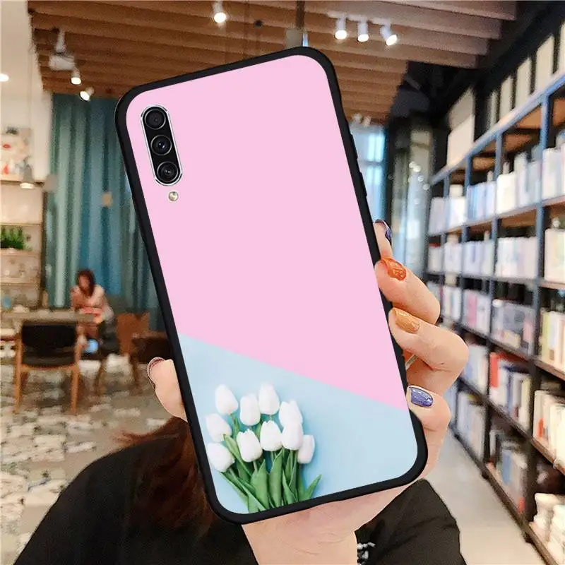

Peony flower Phone Case For Samsung A20 A30 30s A40 A7 2018 J2 J7 prime J4 Plus S5 Note 9 10 Plus