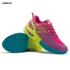 Женские теннисные туфли с воздушной подушкой, сетчатые кроссовки для увеличения роста, дышащая Спортивная обувь для фитнеса, женская обувь для прогулок и тренировок