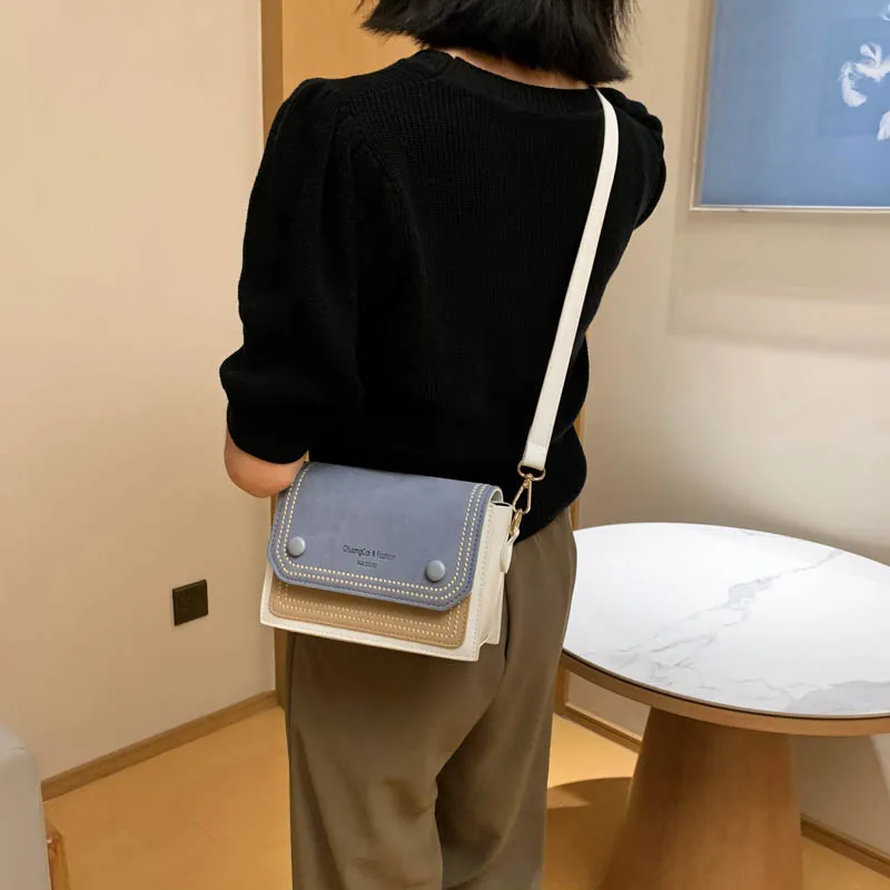 Модная сумка на плечо для женщин Повседневная маленькая сумка-мессенджер с