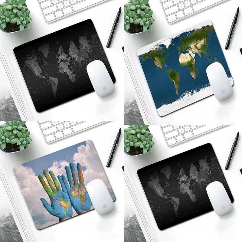 

Wearable Desk design Computer Mouse Pad pads Washable Non-Skid Rubber s Not Overlock 22X18CM desk mouse mat