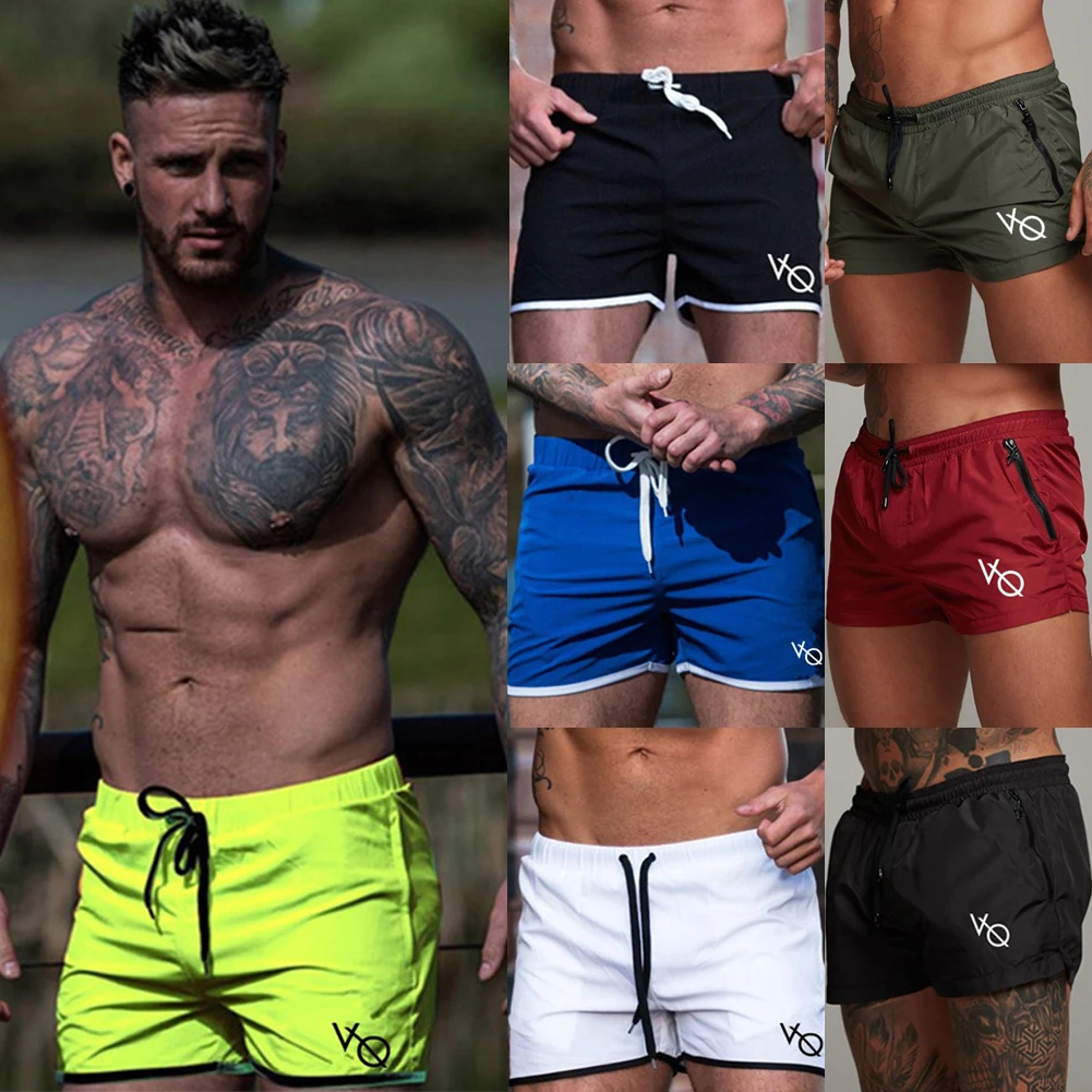 New UK Men's Casual Swimming Pants Gym Fitness Jogging Running Sports Wear Shorts Trousers