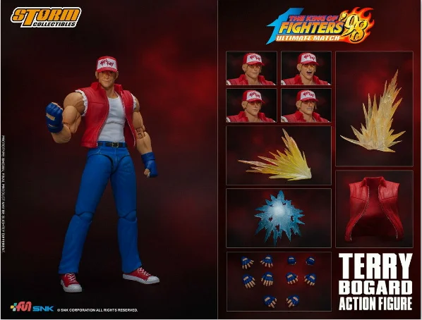 Игрушки от Storm 1/12 SKKF-003 KOF 98 Терри богард фигура с четырьмя головками | и хобби