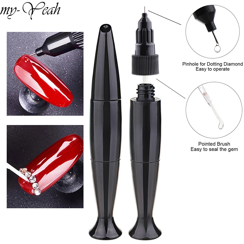 My-Yeah 10 мл стразы для дизайна ногтей с двойным концом точечный клей украшение